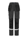 7513 WORKPANT WOMEN (kneeprotector pockets + hp) 7513 WORKPANT WOMEN (kneeprotector pockets + hp) 9910-VIZ-Grey/Black