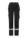 7513 WORKPANT WOMEN (kneeprotector pockets + hp) 7513 WORKPANT WOMEN (kneeprotector pockets + hp) 9910-VIZ-Black