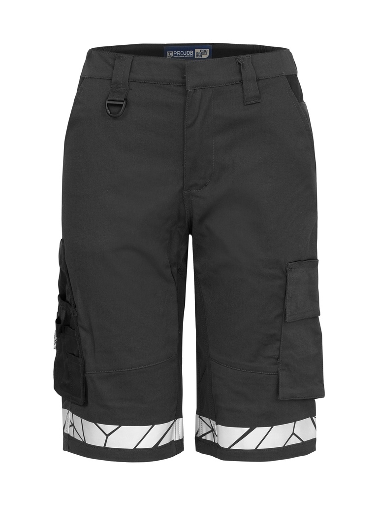 7514 WORK SHORTS, WOMEN-Grey/Black