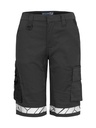 7514 WORK SHORTS, WOMEN-Grey/Black