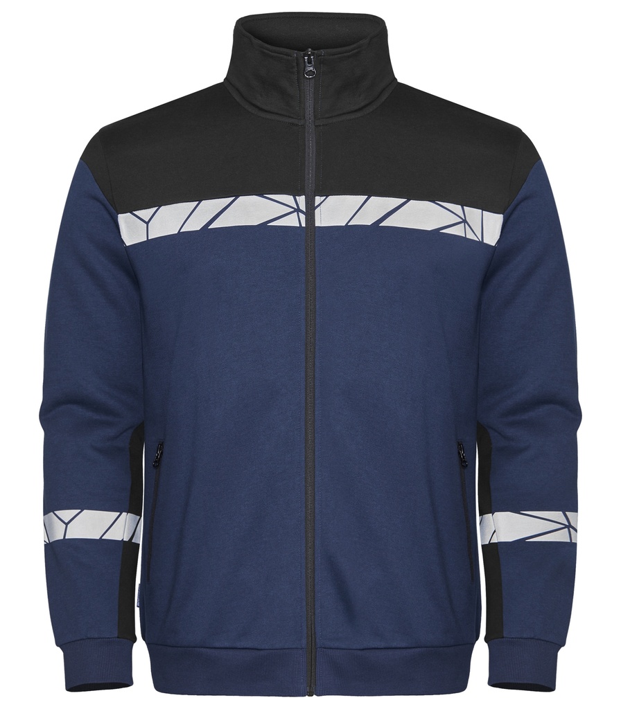 7103 SWEATSHIRT ZIP 7103 SWEATSHIRT ZIP 9910-VIZ-Navy/Black