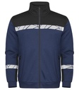7103 SWEATSHIRT ZIP 7103 SWEATSHIRT ZIP 9910-VIZ-Navy/Black