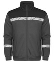 7103 SWEATSHIRT ZIP 7103 SWEATSHIRT ZIP 9910-VIZ-Grey/Black