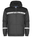 7104 HOODJACKET 1/2 ZIP 7104 HOODJACKET 1/2 ZIP 9910-VIZ-Grey/Black