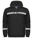 7104 HOODJACKET 1/2 ZIP 7104 HOODJACKET 1/2 ZIP 9910-VIZ-Black