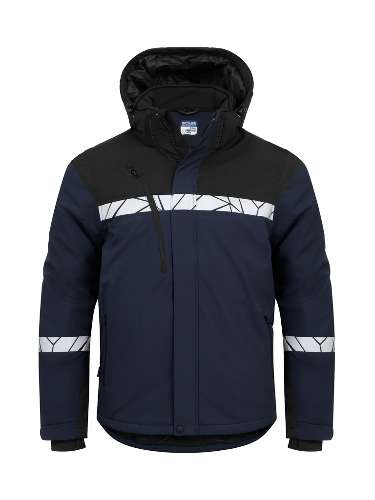 7413 SOFTSHELL JACKET, PADDED 7413 SOFTSHELL JACKET, PADDED 9910-VIZ-Navy/Black