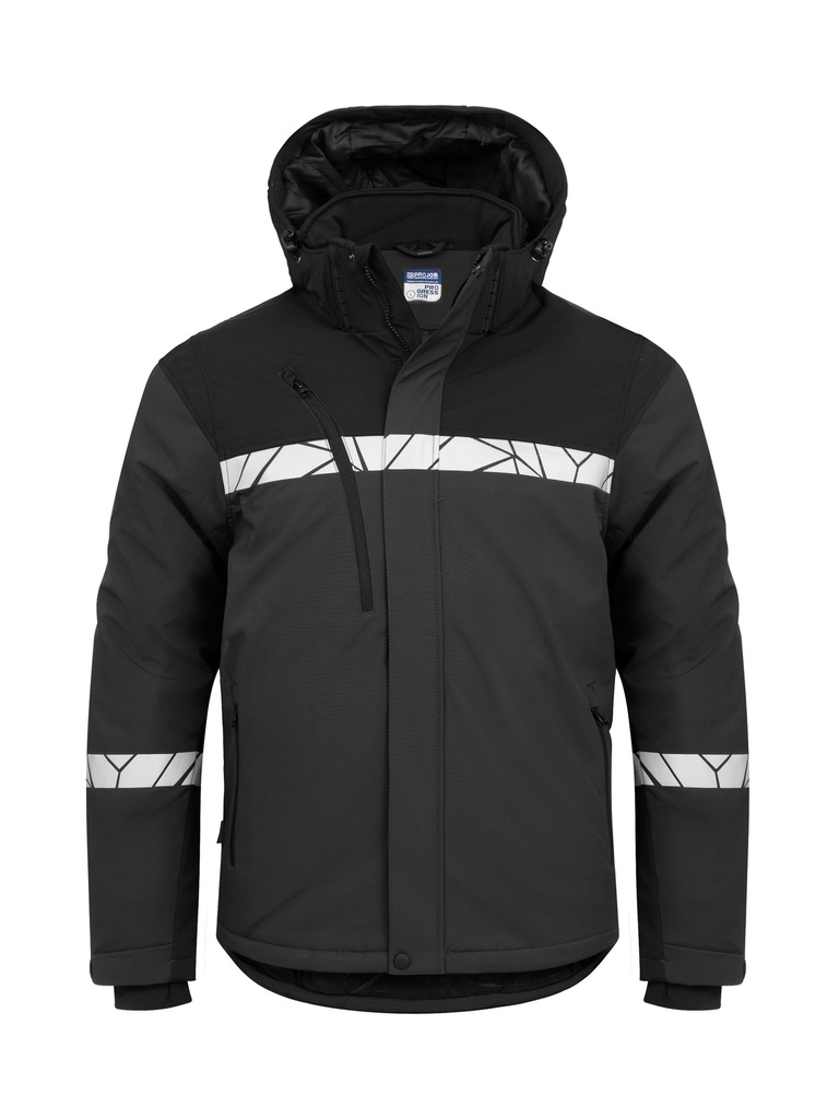 7413 SOFTSHELL JACKET, PADDED 7413 SOFTSHELL JACKET, PADDED 9910-VIZ-Grey/Black