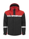 7413 SOFTSHELL JACKET, PADDED 7413 SOFTSHELL JACKET, PADDED 9910-VIZ-Black/Red