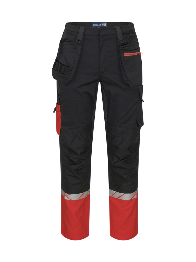 7509 WORKPANT (kneeprotector pockets + hp) 7509 WORKPANT (kneeprotector pockets + hp) 9910-VIZ-Black/Red