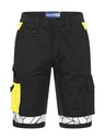 7510 WORK SHORTS-Black/Yellow