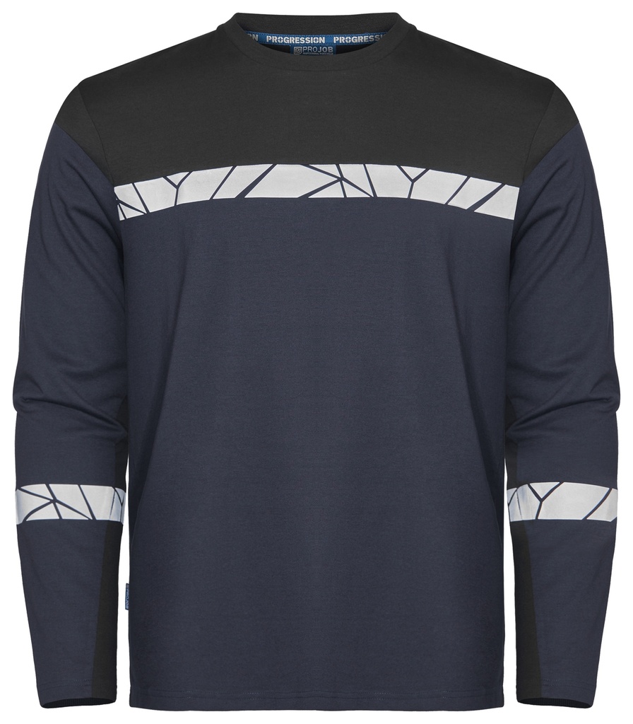 7002 T-SHIRT LONG SLEEVE 7002 T-SHIRT LONG SLEEVE 9910-VIZ-Navy/Black