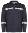 7004 PIQUE LONG SLEEVE 7004 PIQUE LONG SLEEVE 9910-VIZ-Navy/Black