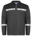7004 PIQUE LONG SLEEVE 7004 PIQUE LONG SLEEVE 9910-VIZ-Grey/Black