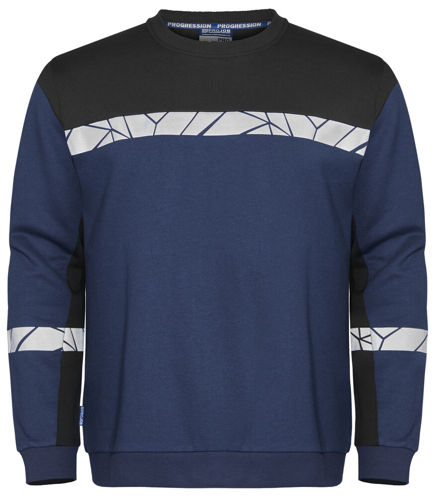 7101 SWEATSHIRT 7101 SWEATSHIRT 9910-VIZ-Navy/Black