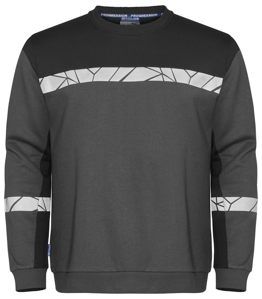 7101 SWEATSHIRT 7101 SWEATSHIRT 9910-VIZ-Grey/Black
