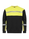 7101 SWEATSHIRT 7101 SWEATSHIRT 9910-VIZ-Black/Yellow