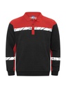 7100 POLO SWEATSHIRT 7100 POLO SWEATSHIRT 9910-VIZ-Black/Red