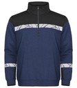 7102 SWEATSHIRT 1/2 ZIP 7102 SWEATSHIRT 1/2 ZIP 9910-VIZ-Navy/Black