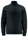 2128 SWEATSHIRT, HALF ZIP (Black)
