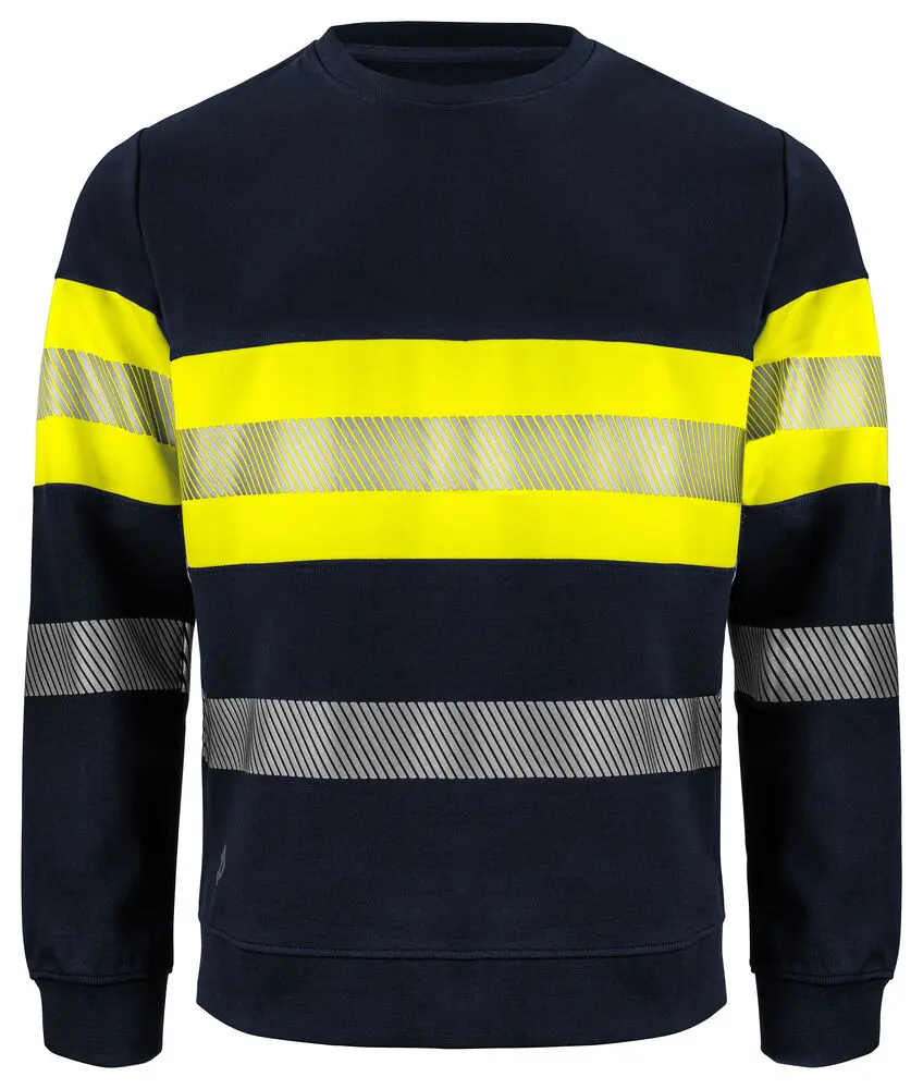6129 SWEATSHIRT EN ISO 20471 CLASS 1 (Yellow/Black)