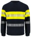 6129 SWEATSHIRT EN ISO 20471 CLASS 1 (Yellow/Black)