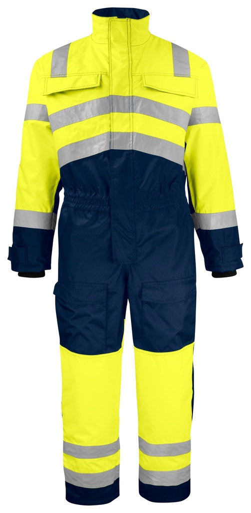 6202 COVERALL PADDED EN ISO 20471 CLASS 3 (Yellow/Navy)