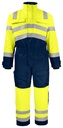 6202 COVERALL PADDED EN ISO 20471 CLASS 3 (Yellow/Navy)