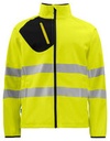 6432 SOFTSHELL JACKET EN ISO 20471 CLASS 3/2 (Yellow/Black)