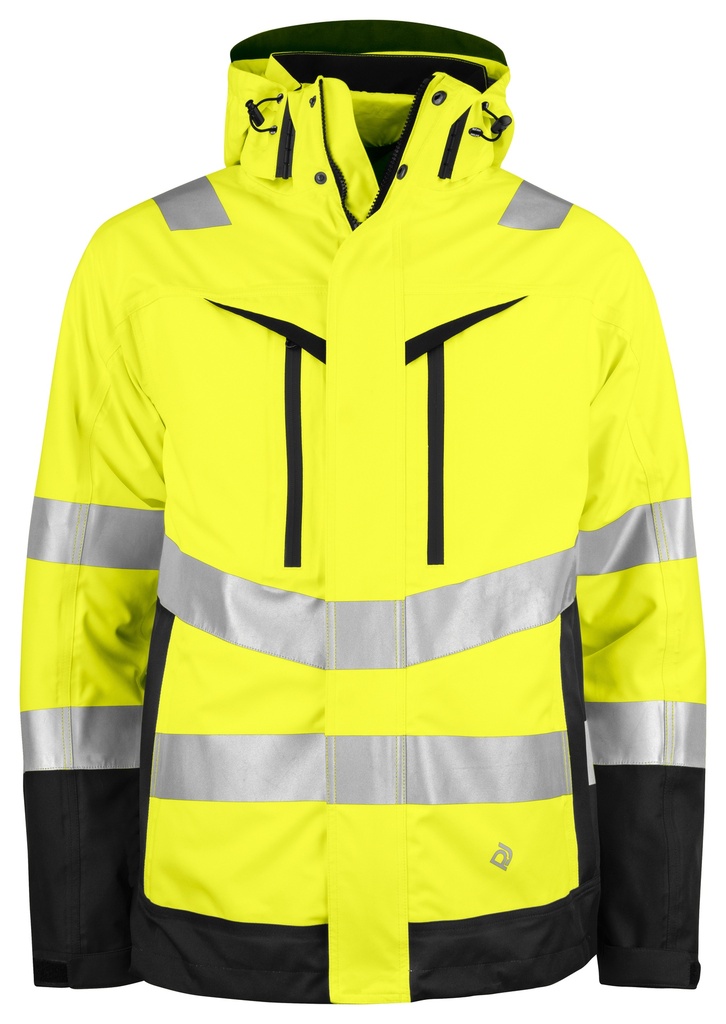 6445 FUNCTIONAL JACKET 3-IN-1 EN ISO 20471 CLASS 3/2 (Yellow/Black)