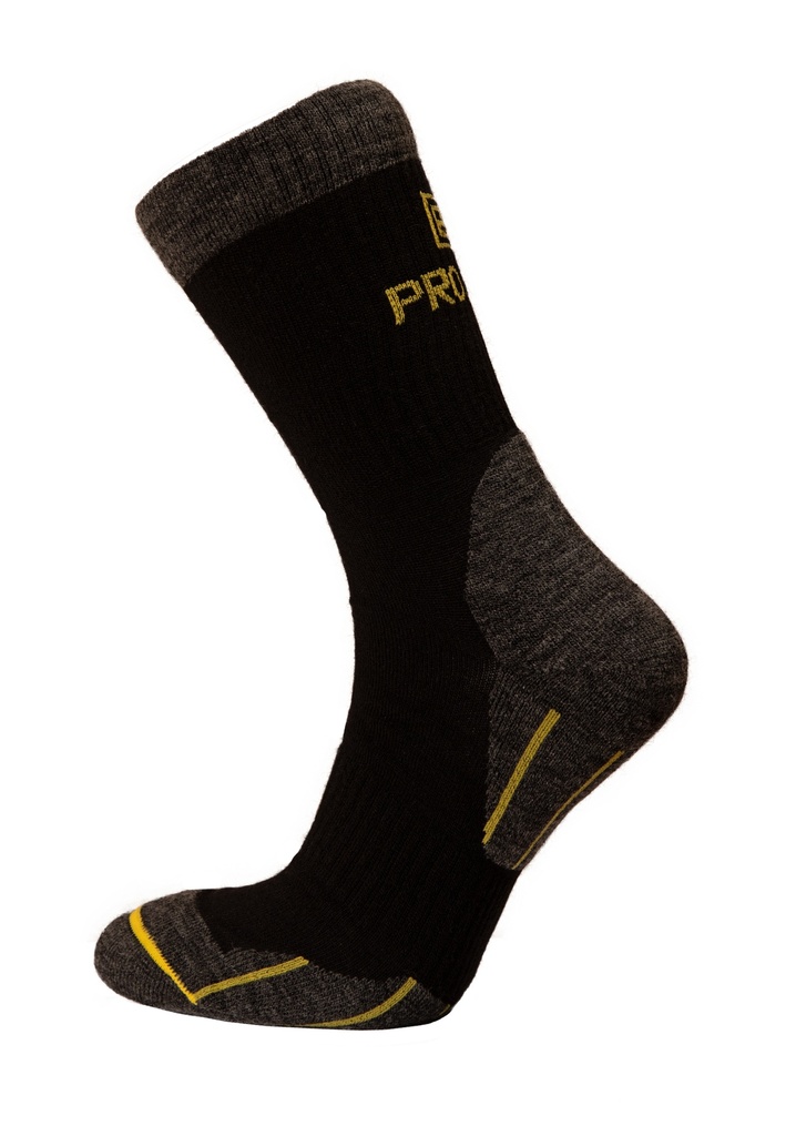 9090 WOOL SOCKS (Black/grey)