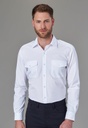 Ares Men's L/S Pilot Shirt (White)