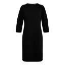 Extreme Flexibility A-shaped Dress (Black)
