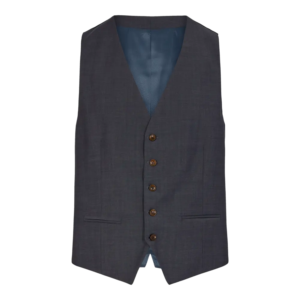 Men’s Waistcoat in Modern Fit (Charcoal)