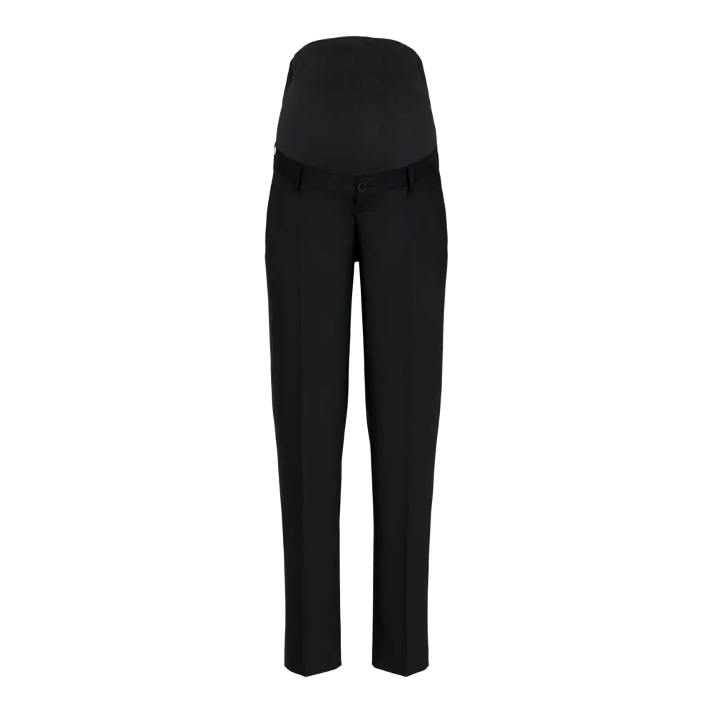 Maternity Regular Fit Traveller Trousers (Black)