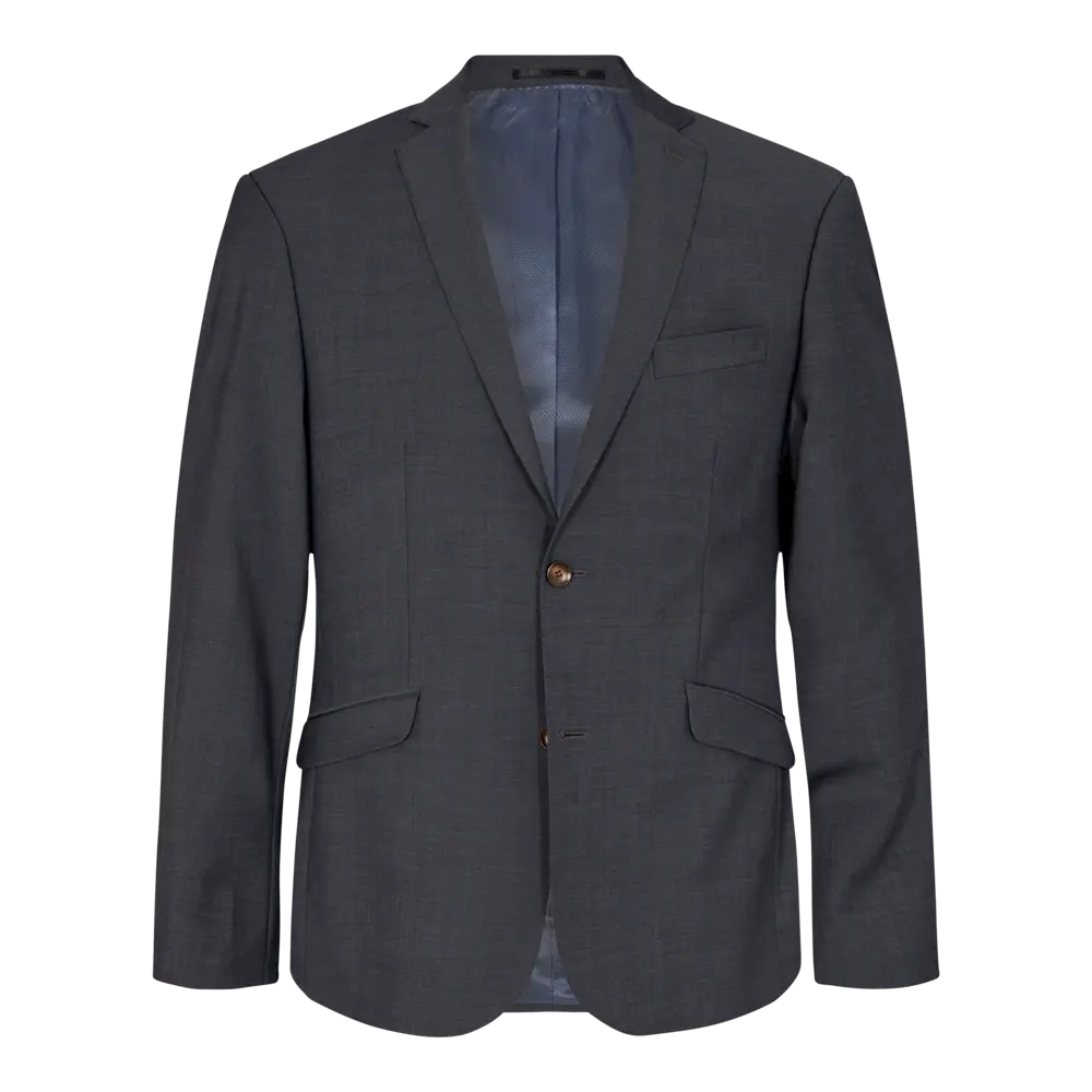 Wool Blazer in Modern Fit (Charcoal)