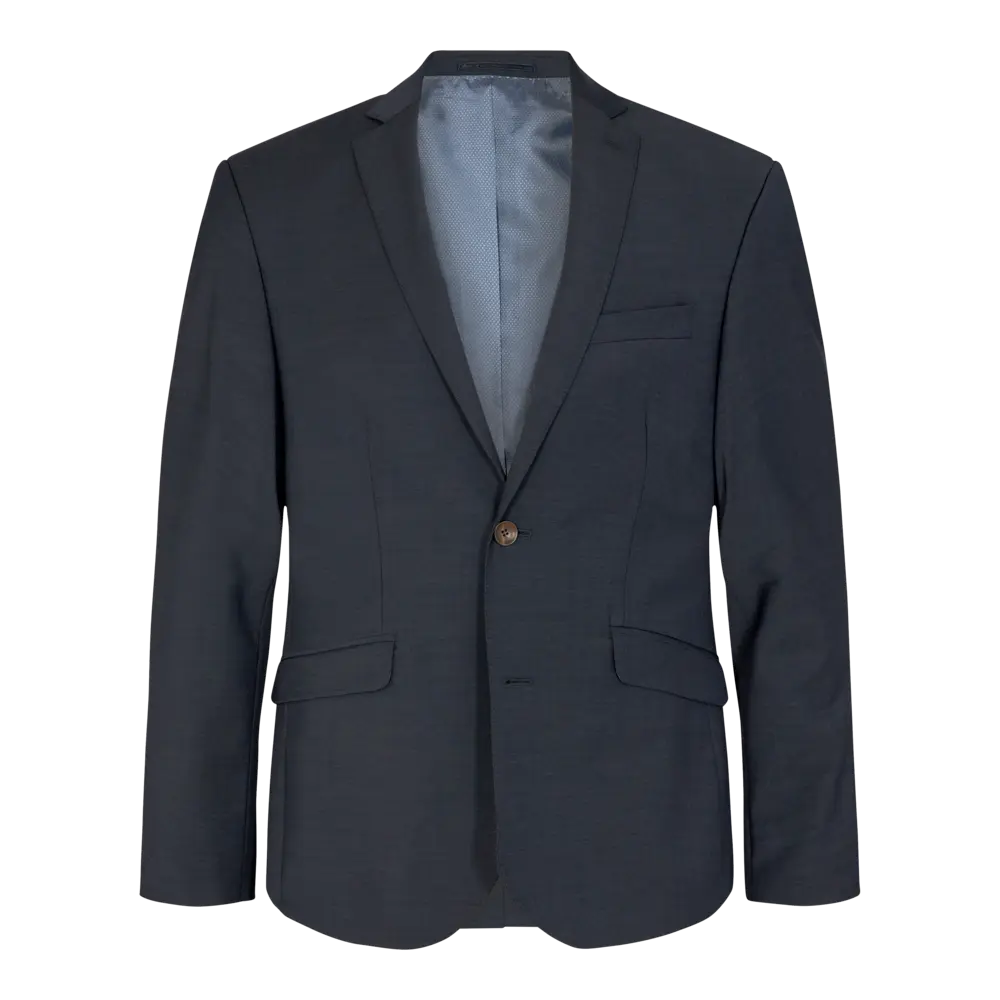 Wool Blazer in Modern Fit (Dark Navy)
