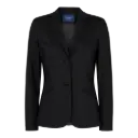 Women's Regular Fit Traveller Blazer (Black)