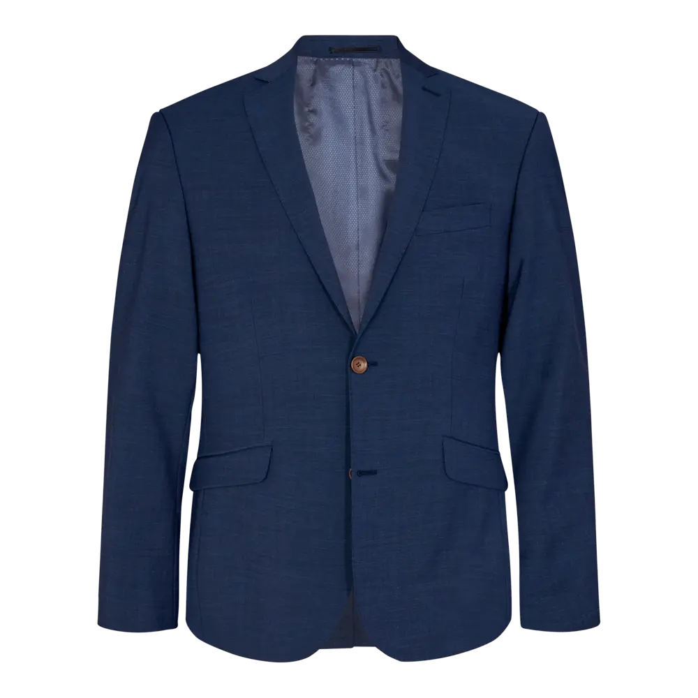 Wool Blazer in Modern Fit (Medium Blue)