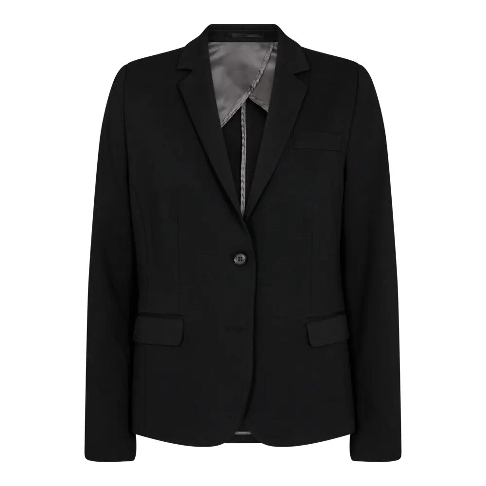 Women's Extreme Flexibility Fitted Fit Blazer (Black)