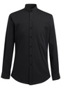 Volterra Grandad Collar Shirt (Black)