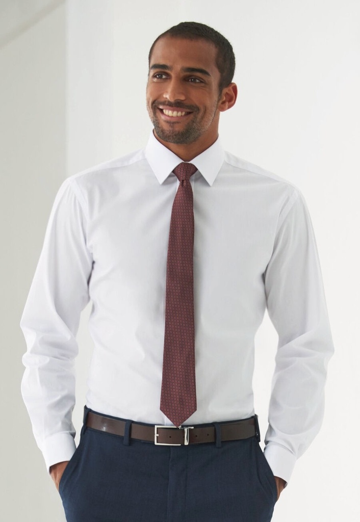 Alba L/S Slim Fit (White)