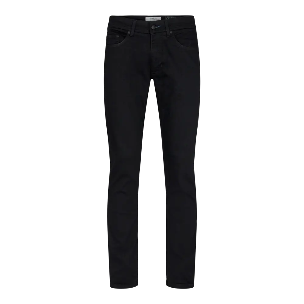 Super Stretch Jeans in Fitted Fit (Black)