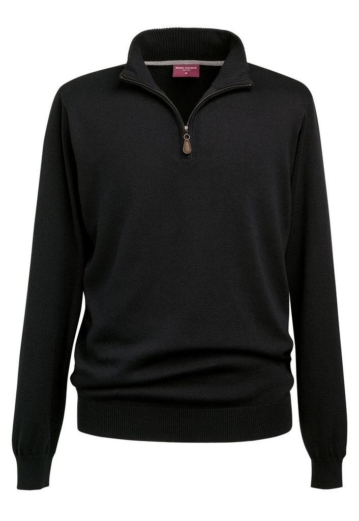 Dallas 1/4 Zip Jumper (Black)