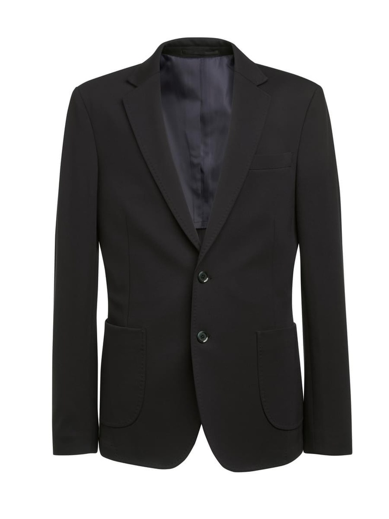 Rory Slim Fit Jersey Jacket (Black)