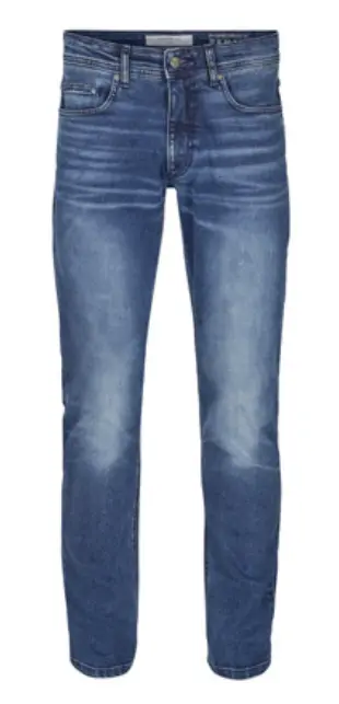 Sunwill Super Stretch Jeans in Fitted Fit (Medium Blue)