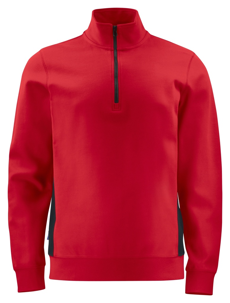2128 Sweatshirt 1/2 Zip Red