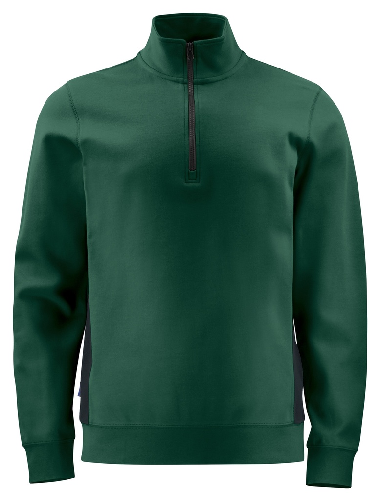 2128 Sweatshirt 1/2 Zip Forestgreen