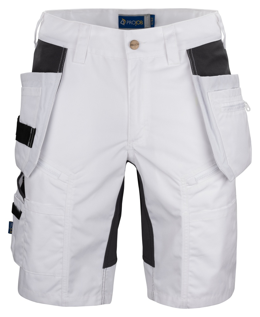5537 Shorts Stretch White C62