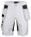 5537 Shorts Stretch White C62