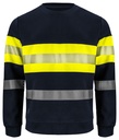 6129 Sweatshirt Roundneck YELLOW/NAVY